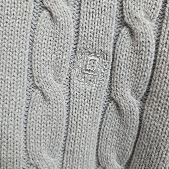 Chaps Womens Fisherman Preppy Classic Heritage Cable Knit Turtleneck Sweater M - Picture 5 of 10